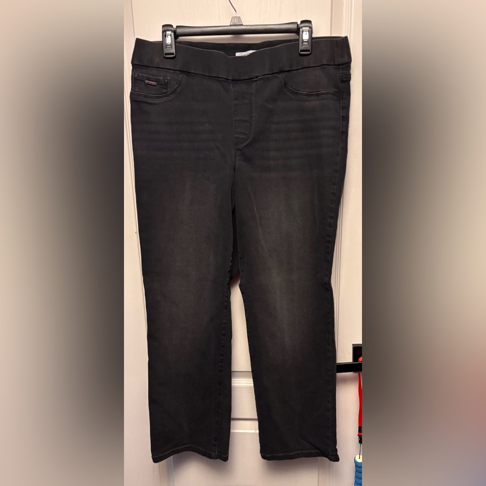 Nine West Women's Dark Gray Straight Leg Jeans